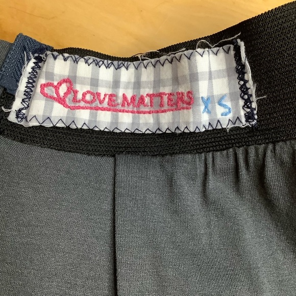 LOVEMATTERS Designer Black Corduroy & Patchwork Denim Skirt Size XS - Picture 13 of 16